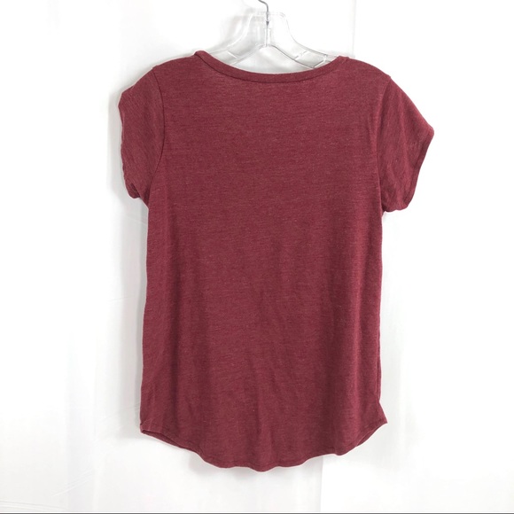 Lucky Brand Red Medallion Boho T-Shirt S - Picture 2 of 7